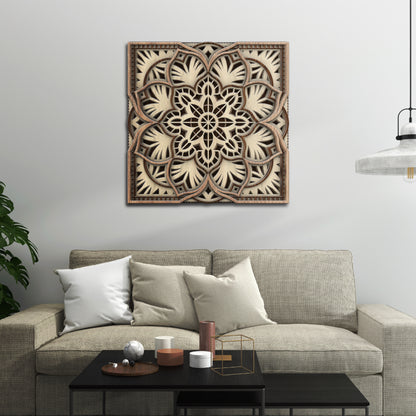 Serenity Square Mandala