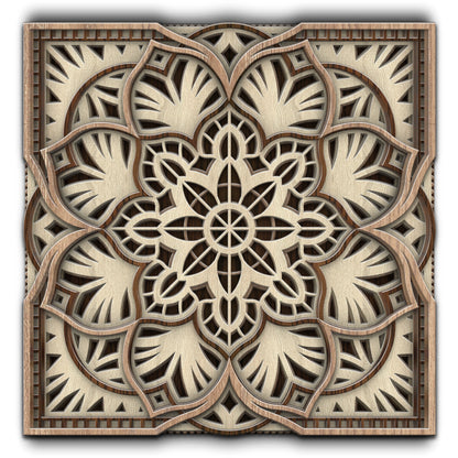 Serenity Square Mandala