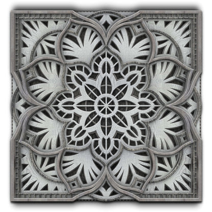 Serenity Square Mandala