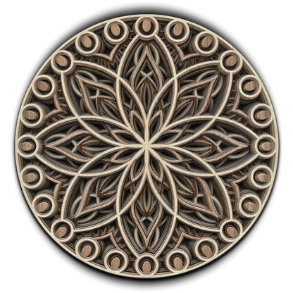 Timber Tides Mandala