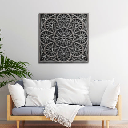 Timber Tranquility Mandala