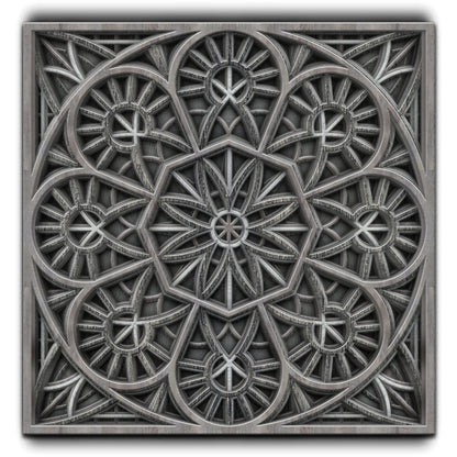 Timber Tranquility Mandala
