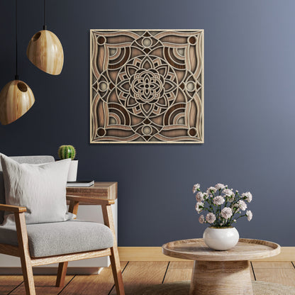 Woodland Symmetry Mandala