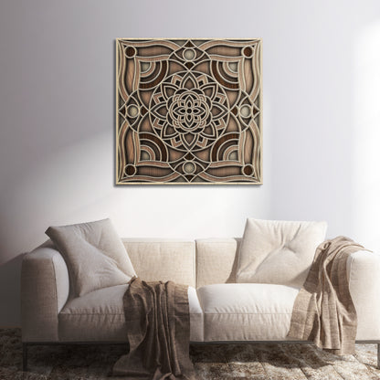 Woodland Symmetry Mandala
