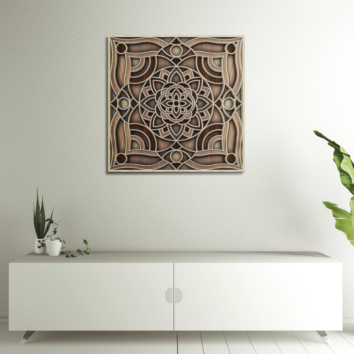 Woodland Symmetry Mandala