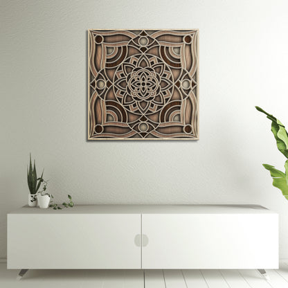 Woodland Symmetry Mandala
