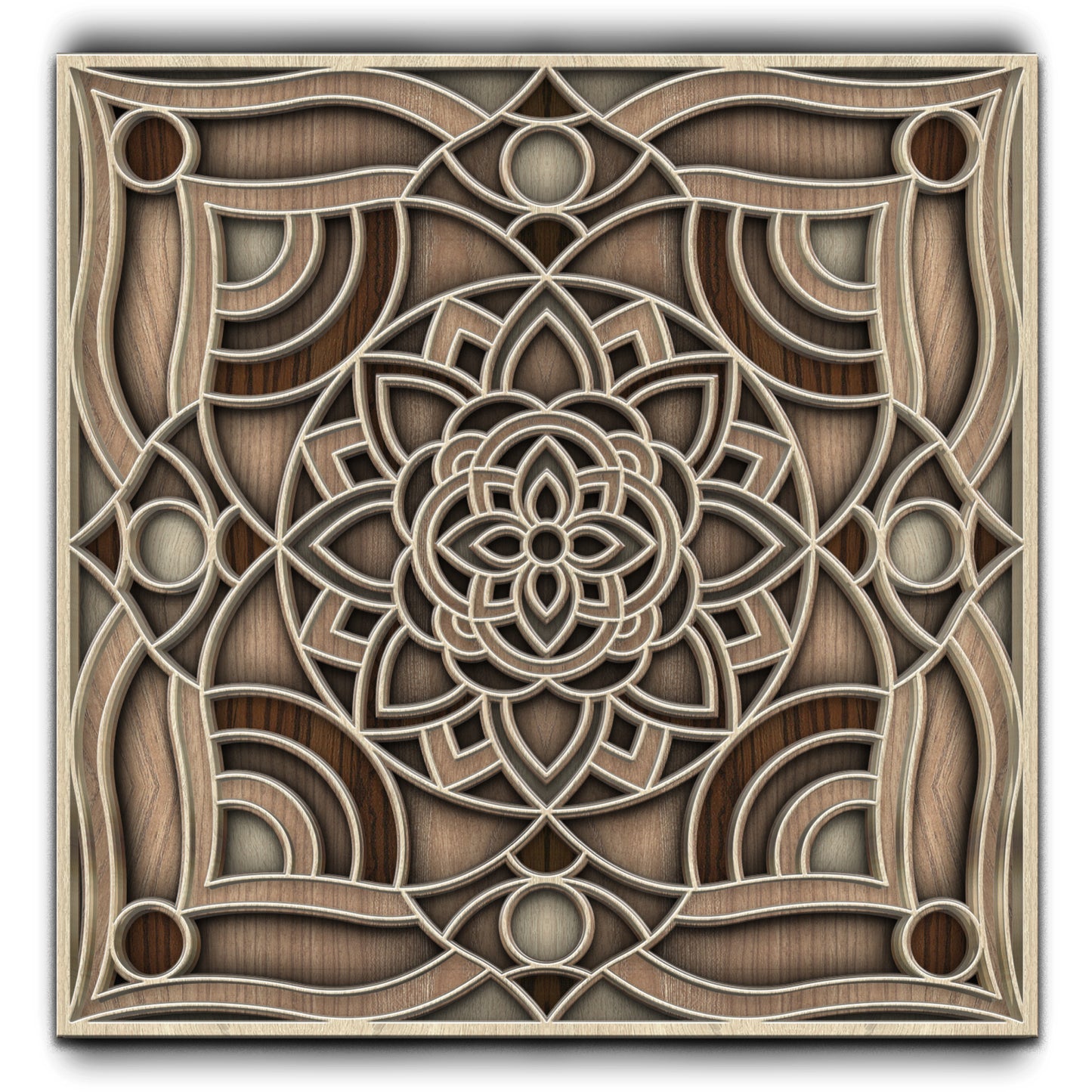 Woodland Symmetry Mandala