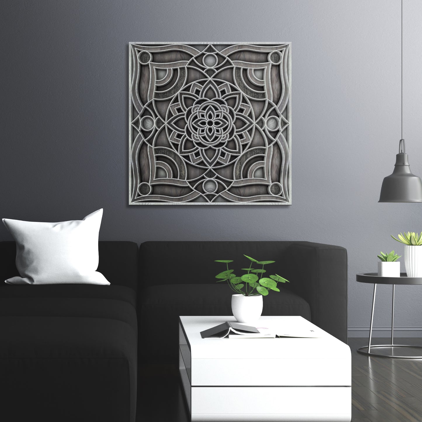 Woodland Symmetry Mandala