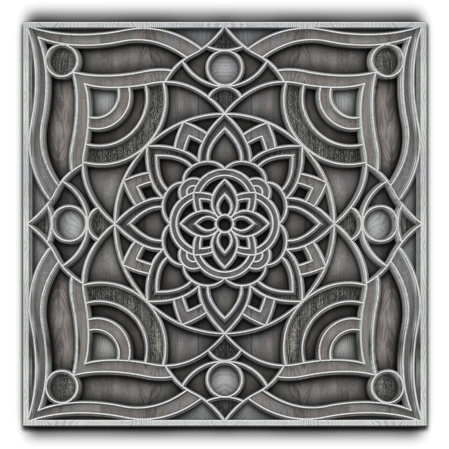 Woodland Symmetry Mandala