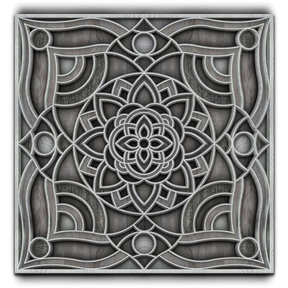 Woodland Symmetry Mandala