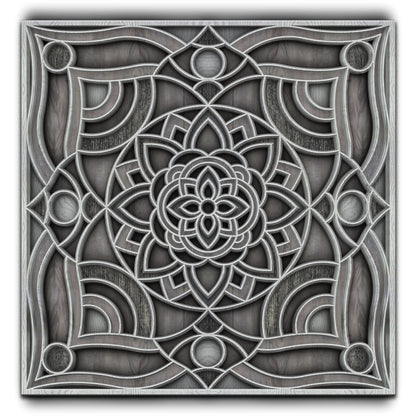 Woodland Symmetry Mandala