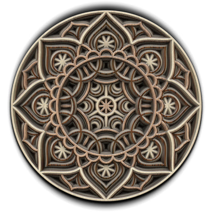Woodland Whirl Mandala