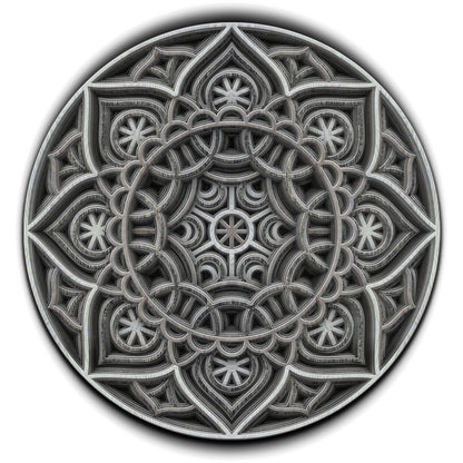 Woodland Whirl Mandala